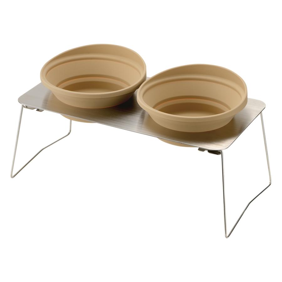 マークタス ポータブル ディッシュスタンド L 食器 餌 台 入れ スタンド ペット ドッグ 用品 中 大 型犬 おしゃれ リッチェル | リッチェル | 07