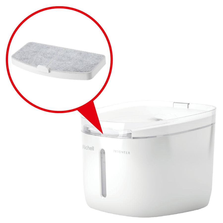 ペットニア フレスコ ミニ用交換フィルターセット 2枚入 リッチェル Richell 公式ショップ | リッチェル | 03
