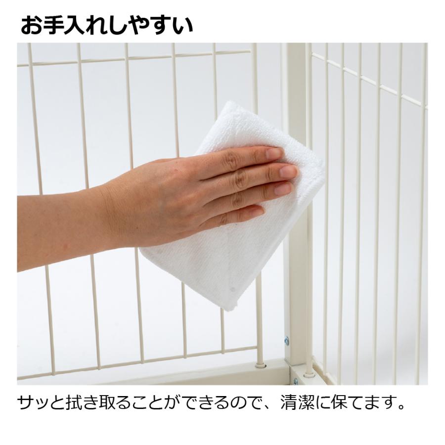 インテリアペットサークル 90-60 ペット ドッグ 犬 用 の ケージ 犬 シンプル スライドドア 超小型犬 小型犬 プラスチック リッチェル 公式 |  | 05