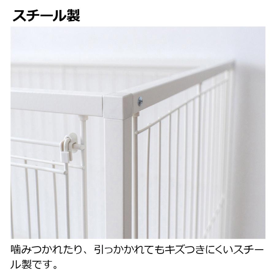 インテリアペットサークル 90-60 ペット ドッグ 犬 用 の ケージ 犬 シンプル スライドドア 超小型犬 小型犬 プラスチック リッチェル 公式 |  | 09