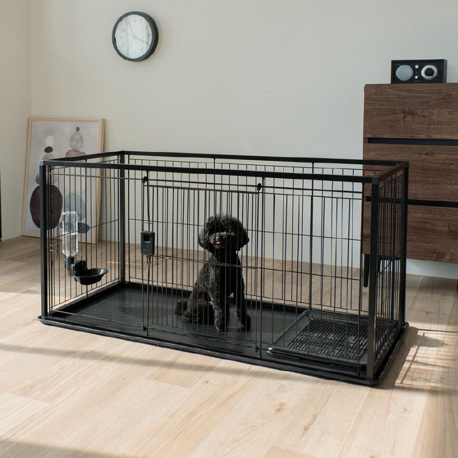 インテリアペットサークル 120-60 ペット ドッグ 犬 用 の ケージ 犬 サークル 室内 シンプル スライドドア 超小型犬 小型犬 プラスチック リッチェル 公式 |  | 02