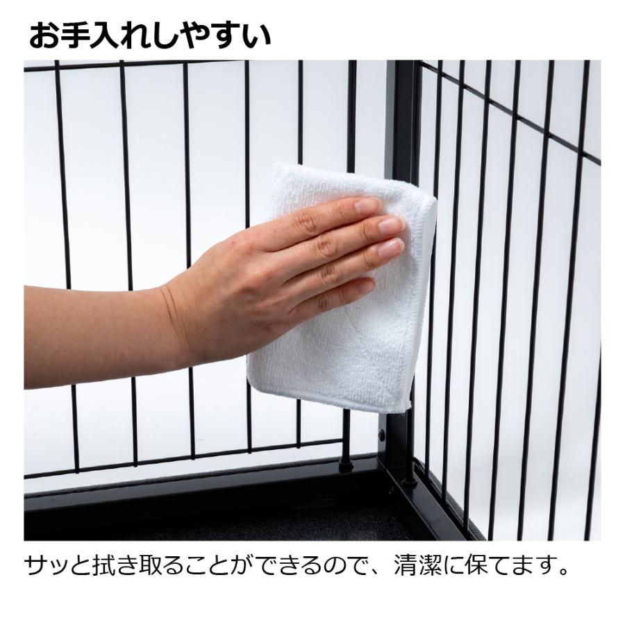 インテリアペットサークル 120-60 ペット ドッグ 犬 用 の ケージ 犬 サークル 室内 シンプル スライドドア 超小型犬 小型犬 プラスチック リッチェル 公式 |  | 05