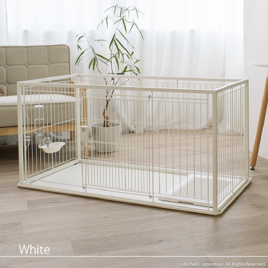 配送区分R1】インテリアペットサークル 120-60 犬用 ケージ スライド