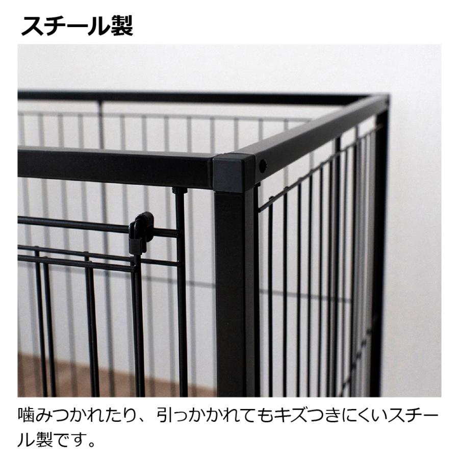 インテリアペットサークル 120-60 ペット ドッグ 犬 用 の ケージ 犬 サークル 室内 シンプル スライドドア 超小型犬 小型犬 プラスチック リッチェル 公式 |  | 09