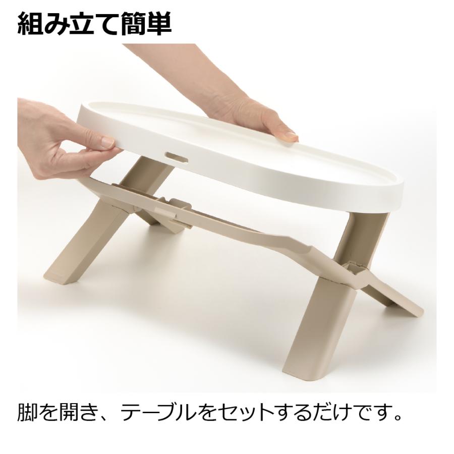 ペット テーブル たためるペットテーブル ダブル リッチェル ドッグ 犬 餌台 食器台 中型犬 エサ台 | リッチェル | 06