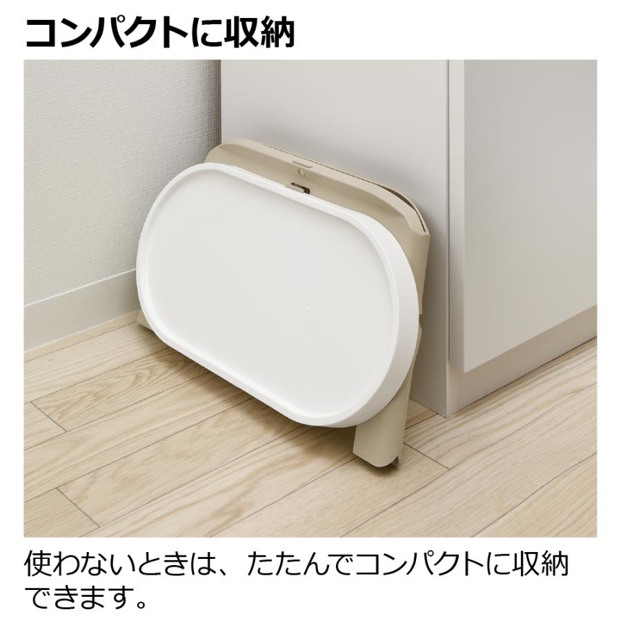 ペット テーブル たためるペットテーブル ダブル リッチェル ドッグ 犬 餌台 食器台 中型犬 エサ台 | リッチェル | 07