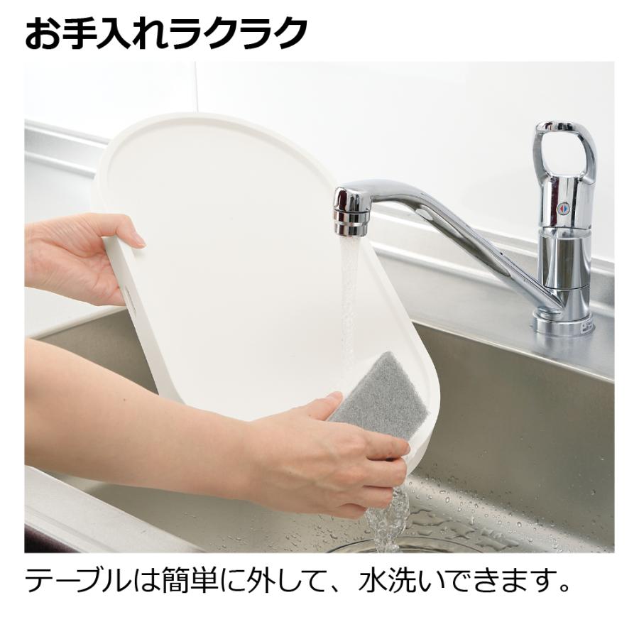 ペット テーブル たためるペットテーブル ダブル リッチェル ドッグ 犬 餌台 食器台 中型犬 エサ台 | リッチェル | 09