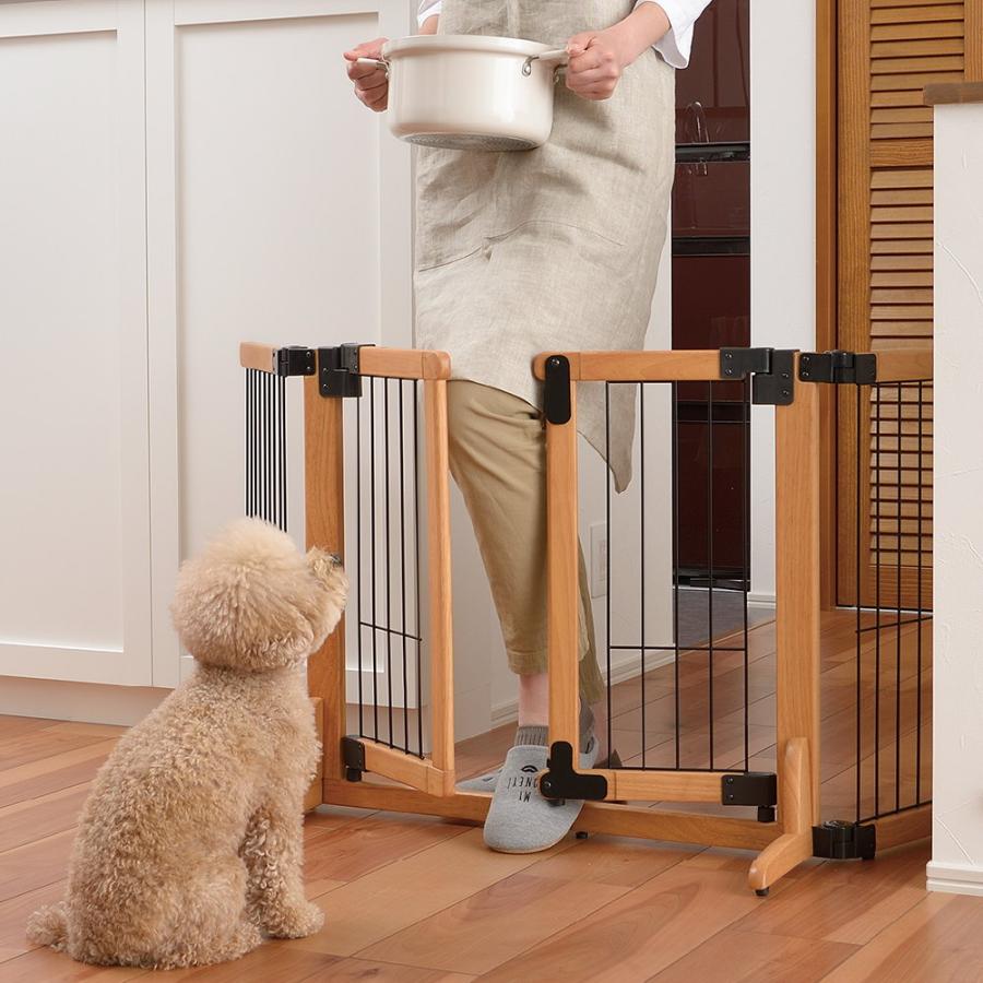 木製おくだけスイングペットゲート レギュラー 犬用 柵 置くだけ フェンス 室内 リッチェル 公式 | リッチェル | 02