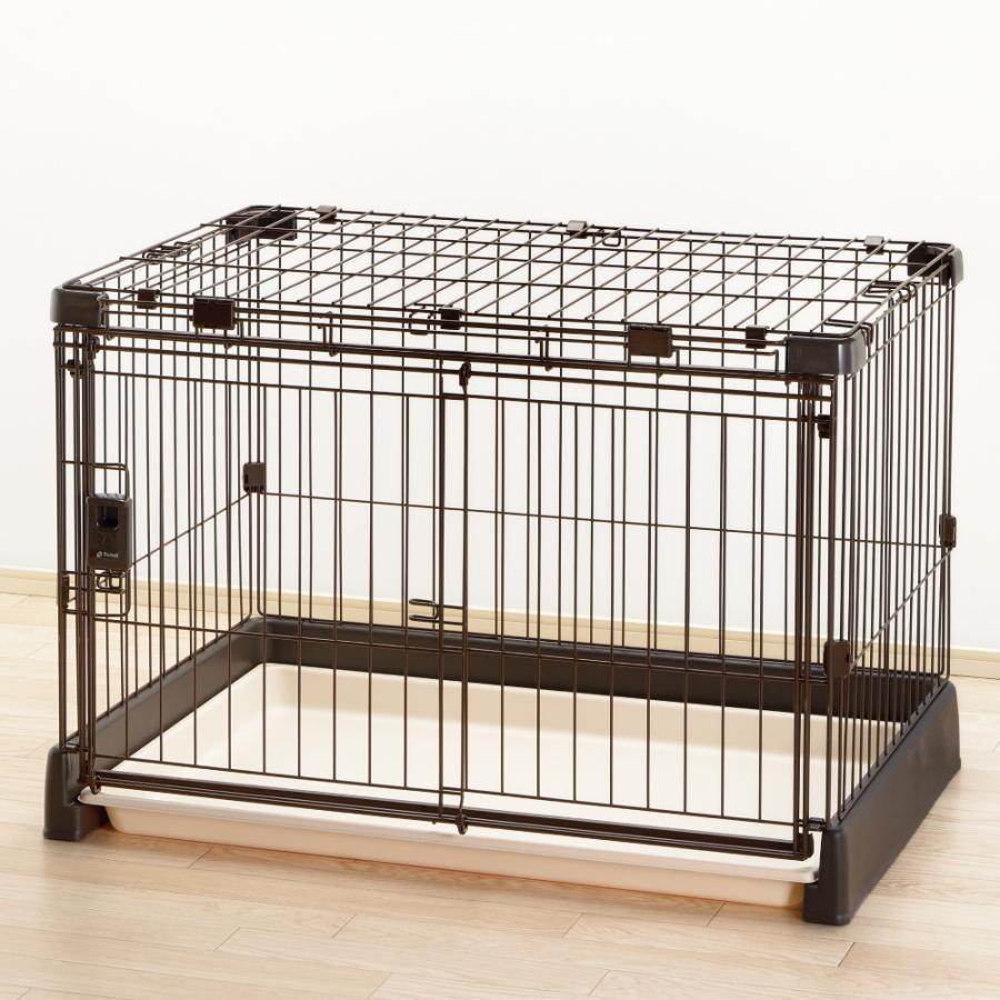 もっとお掃除簡単ペットサークル 90-60 屋根面 ペット ドッグ 犬 犬の 小型犬 サークル ケージ ゲージ おしゃれ 室内 リッチェル | リッチェル | 02