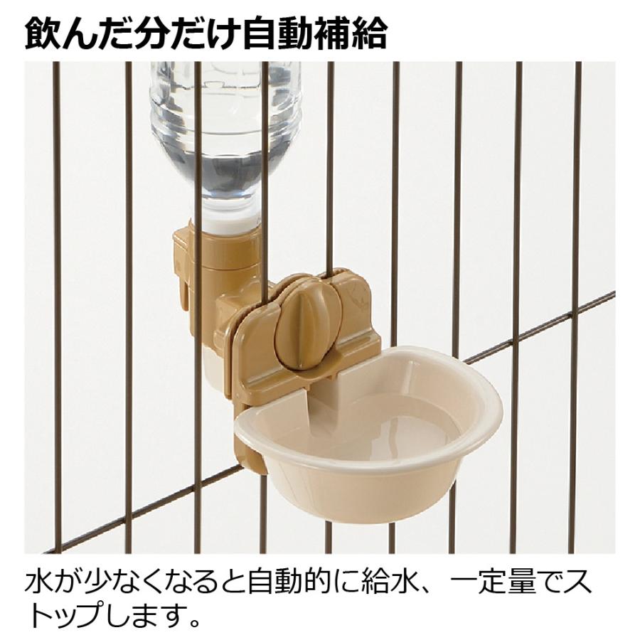 犬 給水器 水飲み ドッグウォーターディッシュ S 水 入れ のみ器 ペット 犬 の 水 ケージ につける タイプ ペットボトル |  | 08