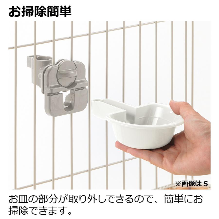 猫 給水器 キャットウォーターディッシュ M ボトル付 リッチェル 水飲み ペット ケージ 自動給水 猫用 | リッチェル | 07