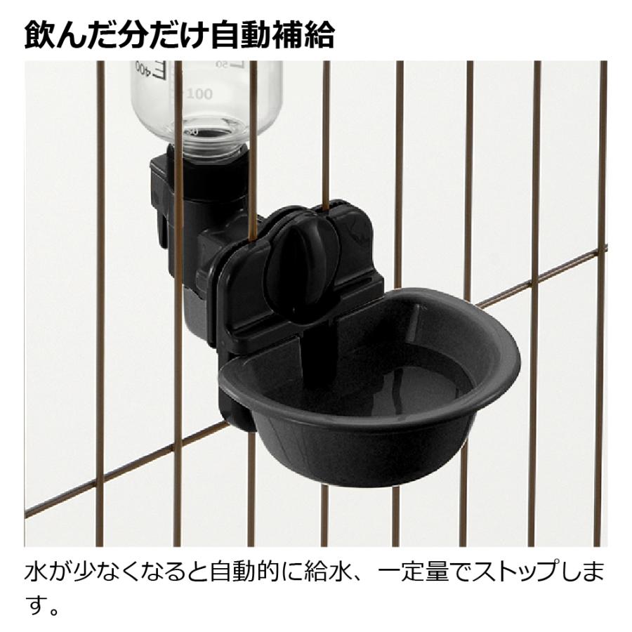 ES ドッグウォーターディッシュ S ボトル付き 給水器 水入れ 水のみ器 水飲み ペット 犬 部品 パーツ 当店限定カラー プラスチック リッチェル 公式 | リッチェル | 03