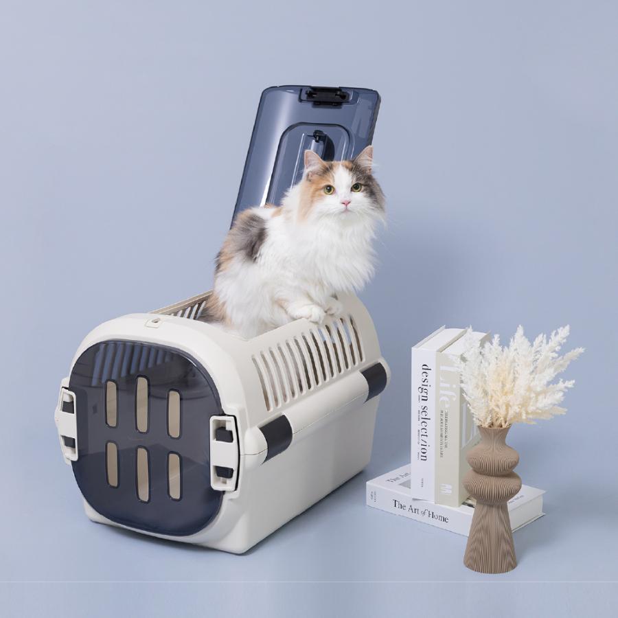 キャンピングキャリーファインR ダブルドア S クレート キャリー 旅行 おでかけ 防災 ペット 犬 猫 超小型犬 小型犬 プラスチック 日本製 国産 リッチェル 公式 | リッチェル | 12