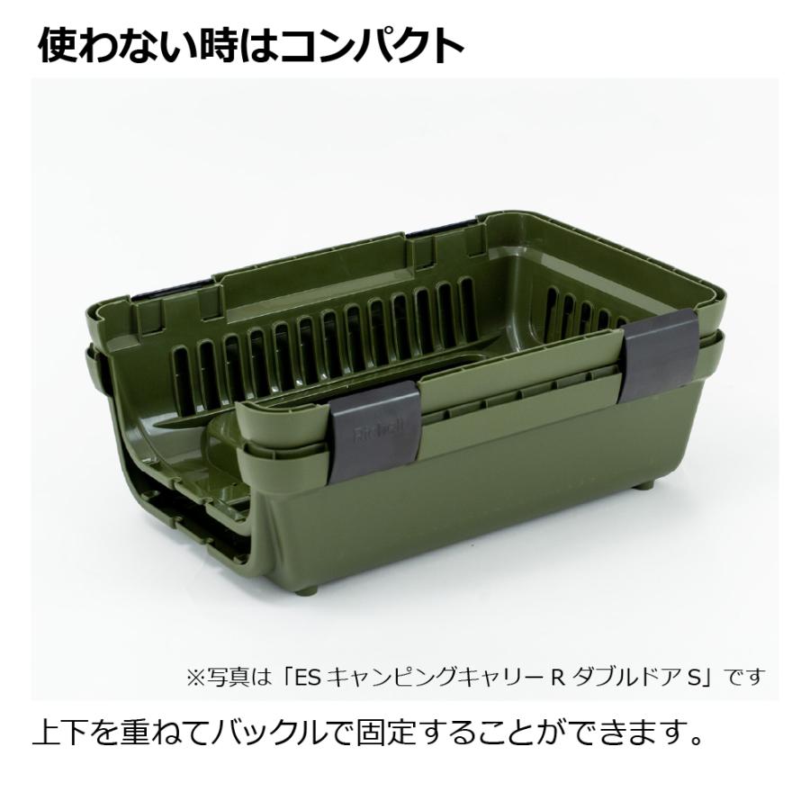 ES キャンピングキャリーR ダブルドア S クレート キャリー 旅行 おでかけ 防災 ペット 犬 猫 超小型犬 小型犬 プラスチック リッチェル 公式ショップ Richell | リッチェル | 09