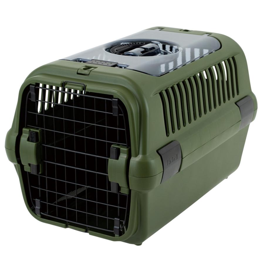 ES キャンピングキャリーR ダブルドア M クレート キャリー 旅行 おでかけ 防災 ペット 犬 猫 超小型犬 小型犬 プラスチック リッチェル 公式ショップ Richell | リッチェル | 02