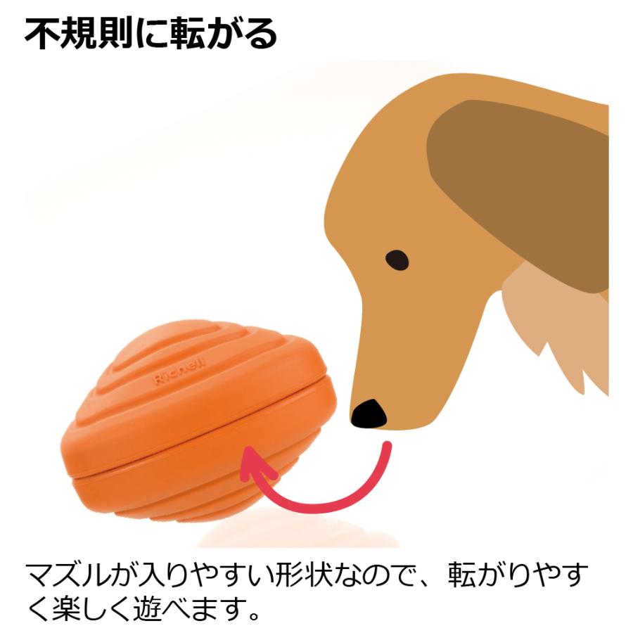 グルー ペック S エサ入れ 知育 玩具 ペット 犬 ドッグ 用品 小型犬 おもちゃ おやつ ボール フード 噛む リッチェル | リッチェル | 07