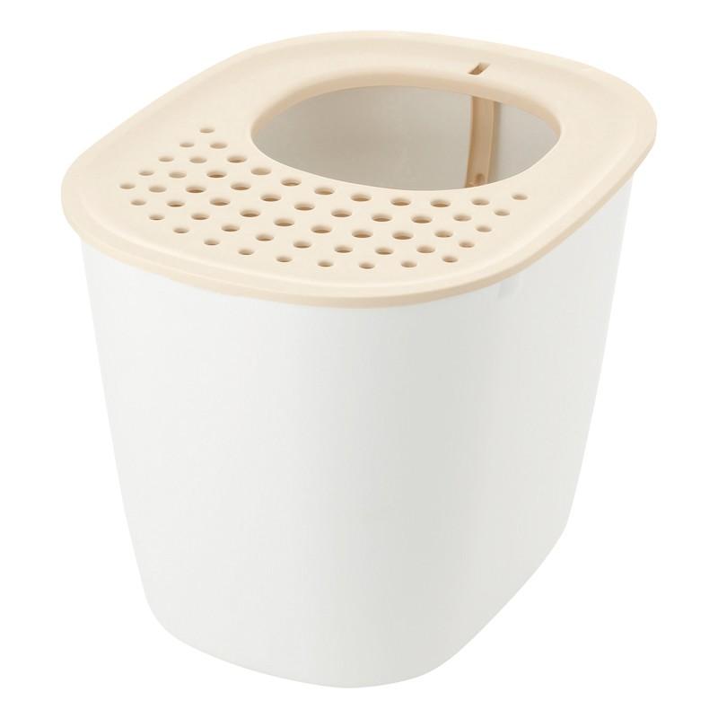 猫トイレ 大型 ラプレ 砂取りネコトイレ おしゃれ 飛び散らない 隠す 上から フルカバー 日本製 リッチェル  公式 | リッチェル | 02