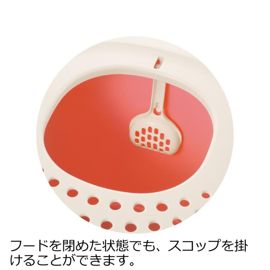 猫トイレ 大型 ラプレ 砂取りネコトイレ おしゃれ 飛び散らない 隠す 上から フルカバー 日本製 リッチェル  公式 | リッチェル | 09