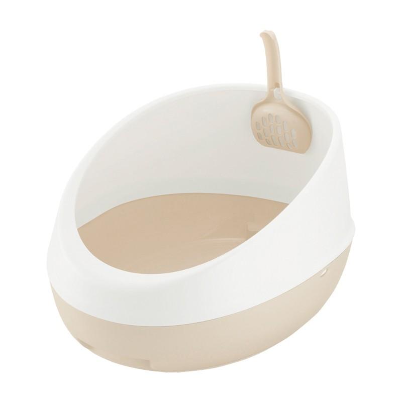 ラプレ ネコトイレ ハーフカバー 猫用トイレ 猫トイレ 猫の おしゃれ 飛び散らない 日本製 リッチェル Richell 公式ショップ | リッチェル | 02