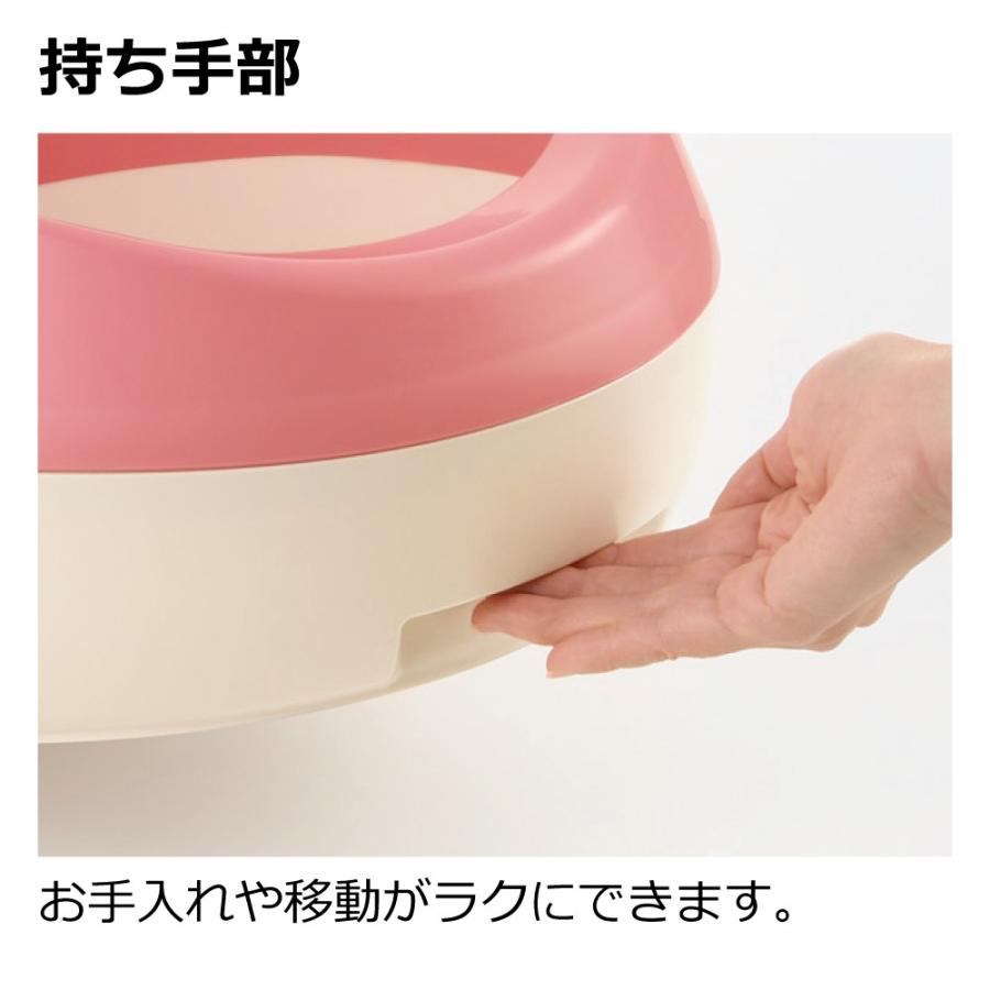 ラプレ ネコトイレ ハーフカバー 猫用トイレ 猫トイレ 猫の おしゃれ 飛び散らない 日本製 リッチェル Richell 公式ショップ | リッチェル | 06