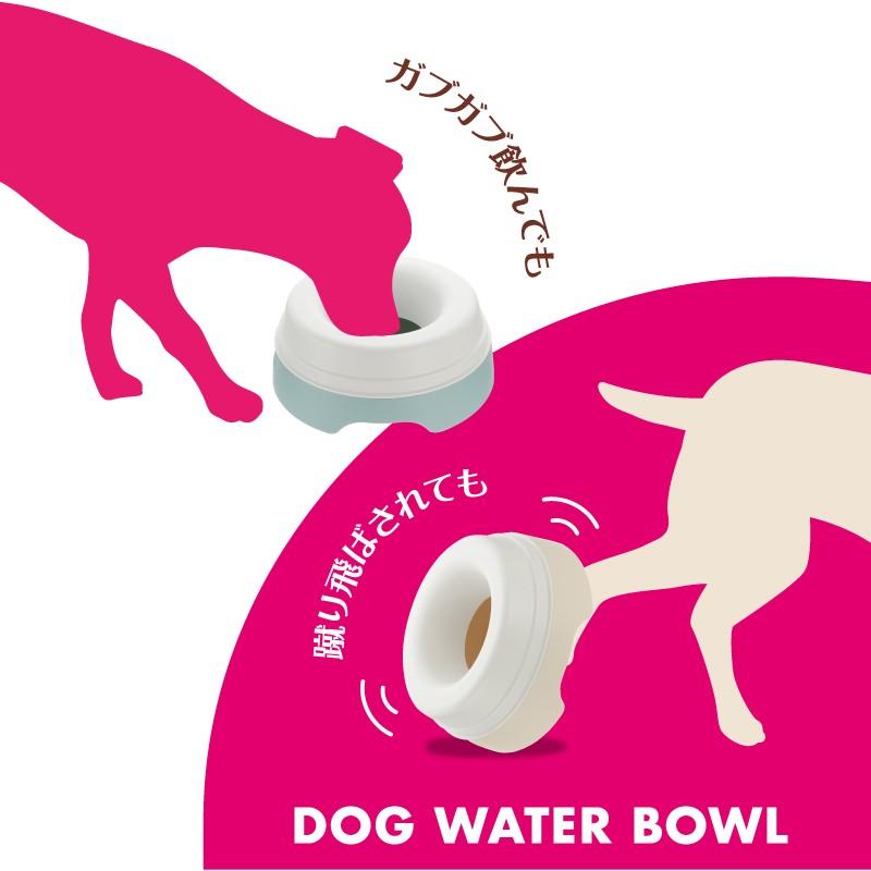 こぼれにくい ドッグウォーターボウル 500 給水器 水入れ 水のみ器 水飲み ペット 犬 の 水 ケージ こぼれない リッチェル  公式 | リッチェル | 03