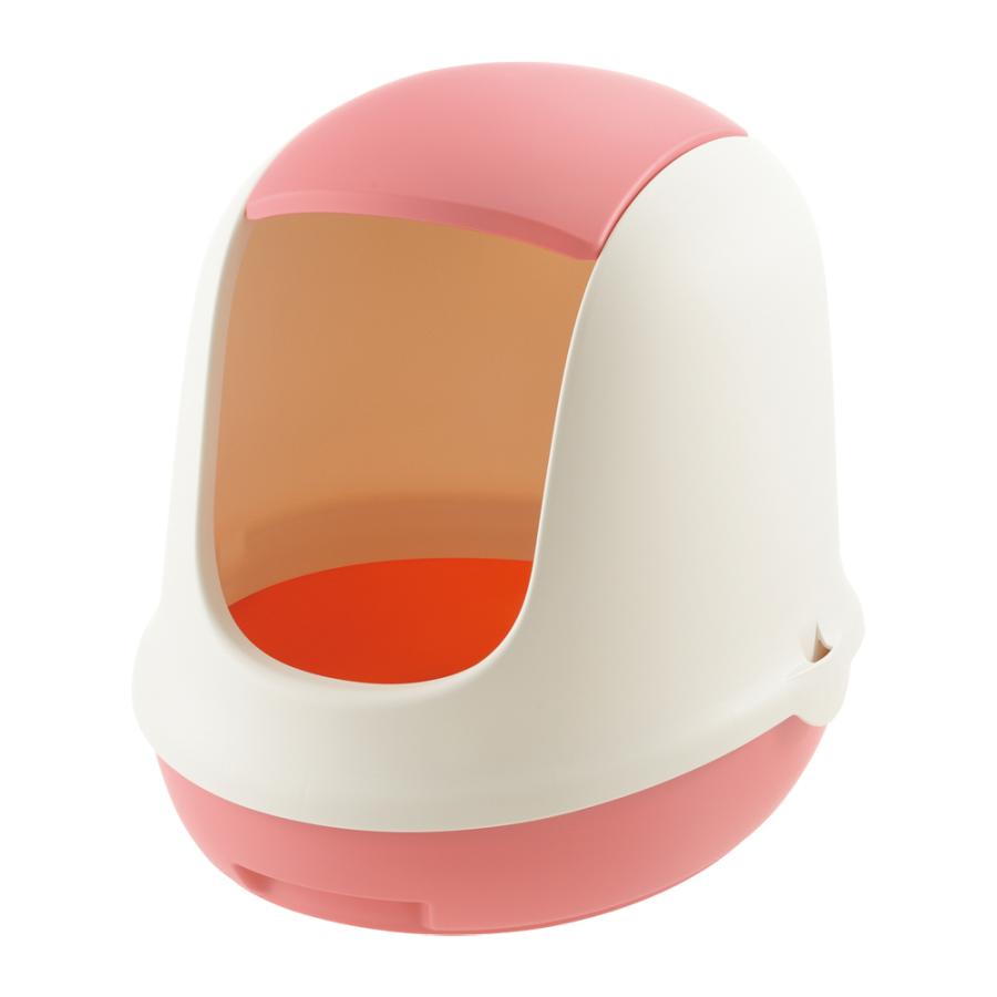 ラプレ ネコトイレ フード付 猫用トイレ 猫トイレ 猫の おしゃれ 飛び散らない 隠す フルカバー ドーム型 日本製 リッチェル  公式 | リッチェル | 01