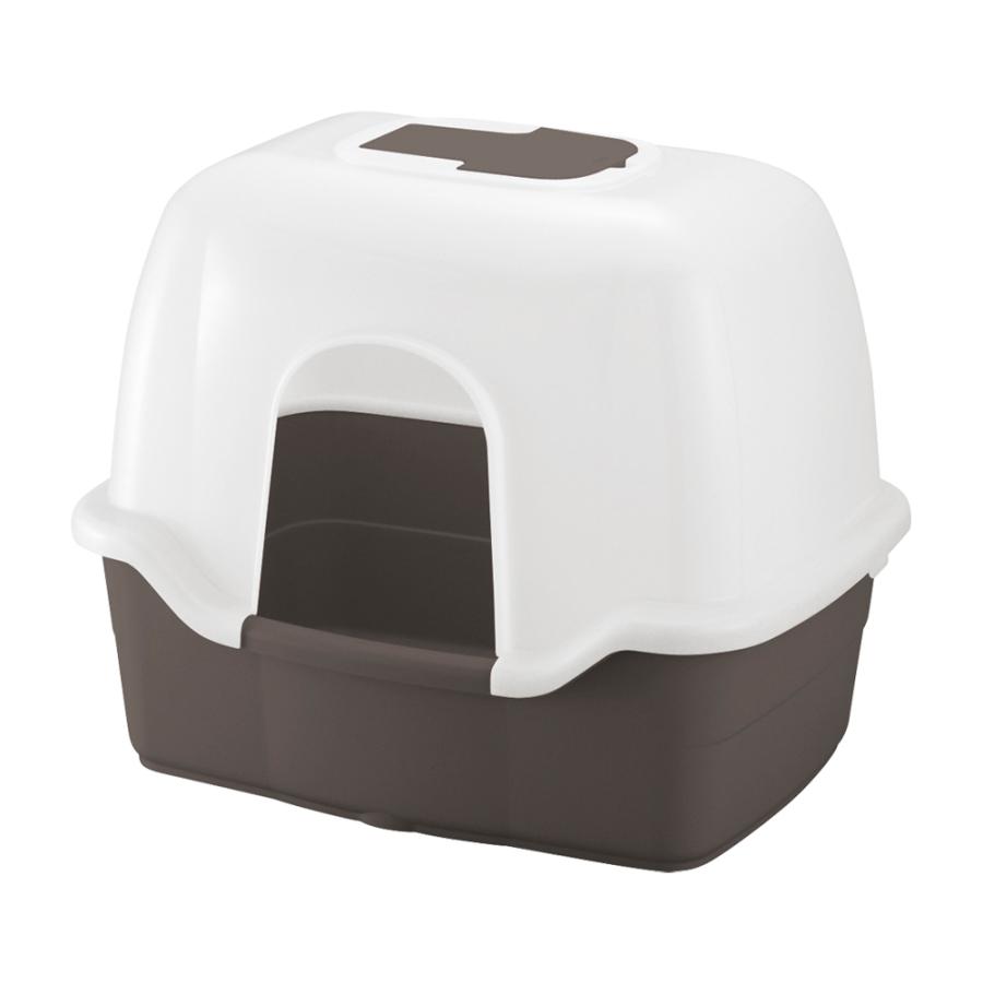 猫トイレ 大型 ラプレ ネコトイレ 深型 60フード付 スコップ リッチェル 飛び散り防止 簡単掃除 清潔 ペット | リッチェル | 03