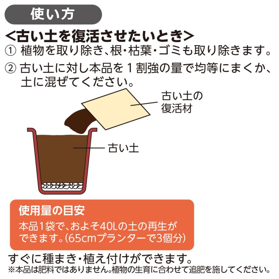 クロレラの恵みR 古い土の復活材 5L 園芸用土 再生材 再生剤 再生土 5リットル 少量 有機 日本製 国産 リッチェル  公式ショップ | リッチェル | 05