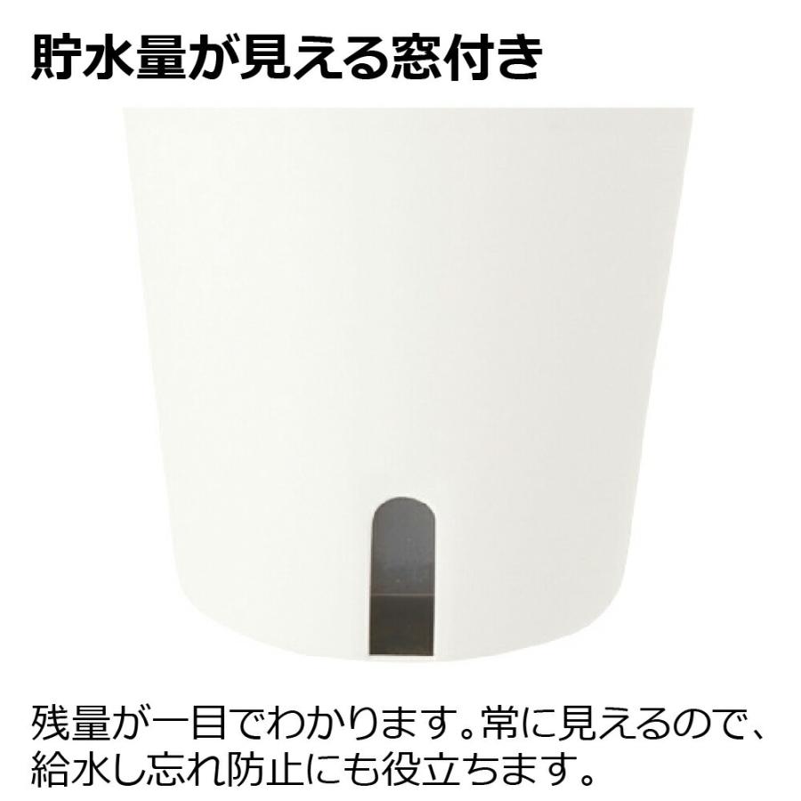 ミエルノPlus ポット 13型N 園芸 ガーデン 植木 鉢 底面給水 プランター おしゃれ 室内 スリット プラスチック リッチェル | リッチェル | 08