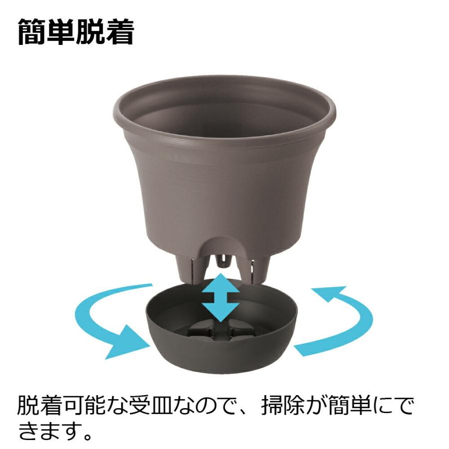 ウルオ ポット 30型N 園芸 ガーデン ガーデニング 植木 鉢 底面給水 プランター おしゃれ  プラスチック リッチェル  公式ショップ | リッチェル | 08