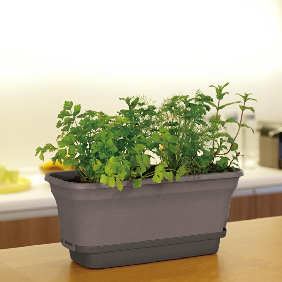 ウルオ プランター 40型N 園芸 ガーデン ガーデニング 植木 鉢 底面給水 プランター おしゃれ 長方形 リッチェル  公式ショップ | リッチェル | 05