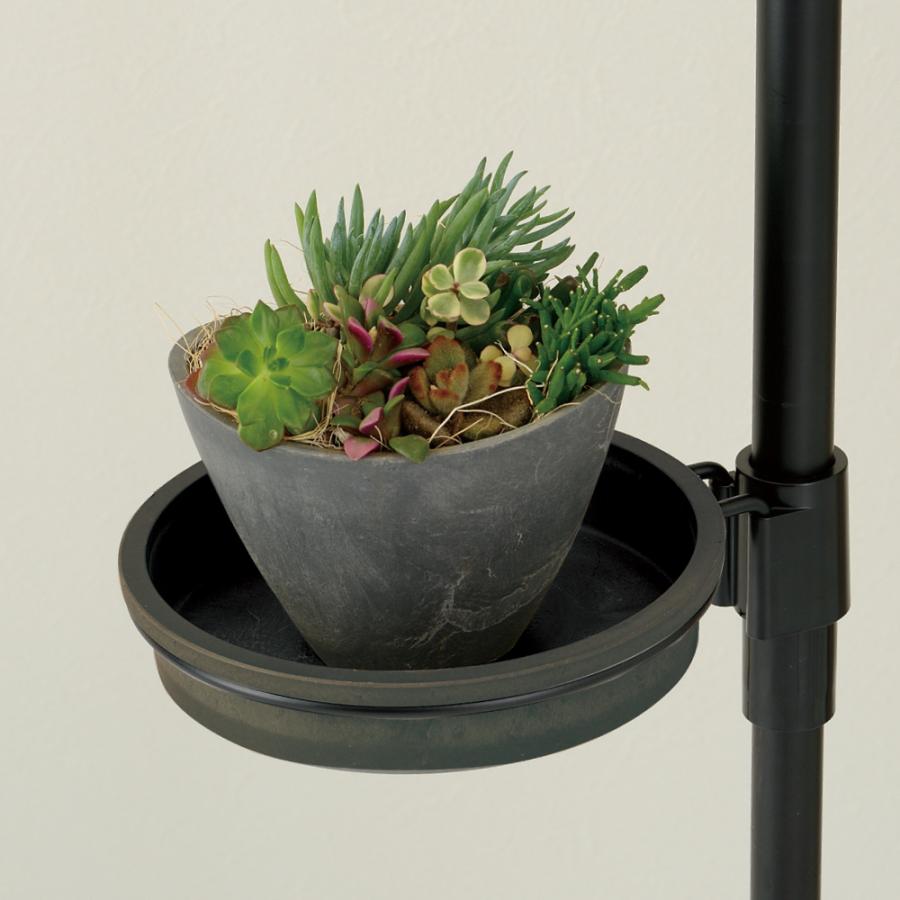 ボタニー ハンギングポール用プレートN おしゃれ 室内 園芸 ガーデ ン ニング 植木 鉢 受 け 皿  リッチェル | リッチェル | 03