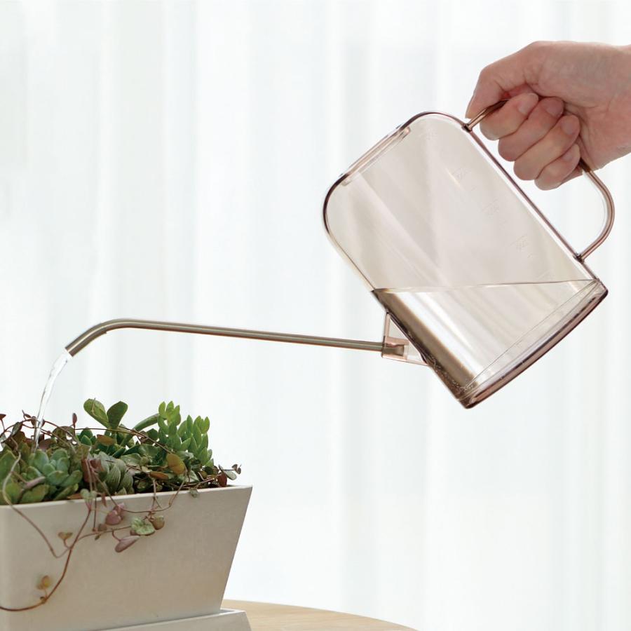 グレース レクタングルピッチャー 500mL 園芸 ガーデン ガーデニング じょうろ 水差し おしゃれ 室内 ミニ 小型 リッチェル  公式 | リッチェル | 04