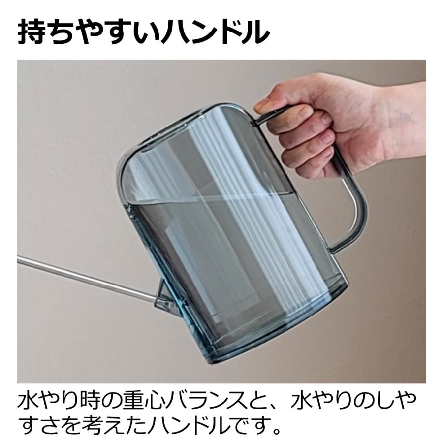 グレース レクタングルピッチャー 500mL 園芸 ガーデン ガーデニング じょうろ 水差し おしゃれ 室内 ミニ 小型 リッチェル  公式 | リッチェル | 08