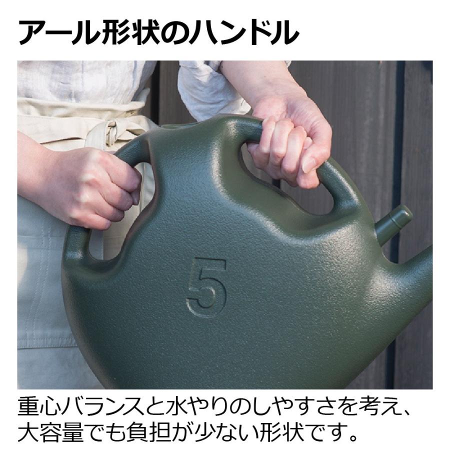 スラック ジョーロ 8L 園芸 ガーデン 水差し ピッチャー じょうろ 如雨露 上呂 おしゃれ はす口 大容量 リッチェル  公式 | リッチェル | 07