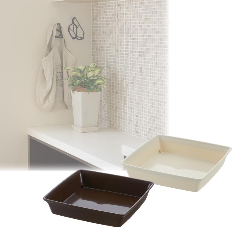 フォーレ スクエアプレート 7号 園芸 ガーデン 植木 鉢 受 け 皿 鉢 角 おしゃれ 室内 四角 プラスチック リッチェル  公式 | リッチェル | 03