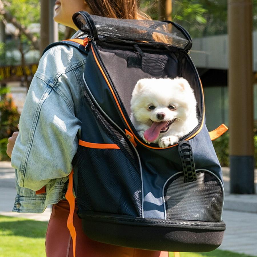 ○ リッチェル ペットリュックキャリー ネイビー Amazon.co.jp: リッチェル ペットリュックキャリー ネイビー