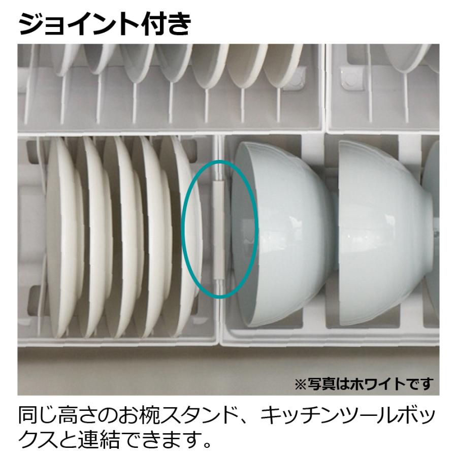 ES トトノ 引き出し用 ディッシュスタンドR ミニ 皿 仕切り 食器 収納 ケース 縦 置き 当店限定カラー キッチン 引き出し プラスチック 日本製 リッチェル 公式 | リッチェル | 02