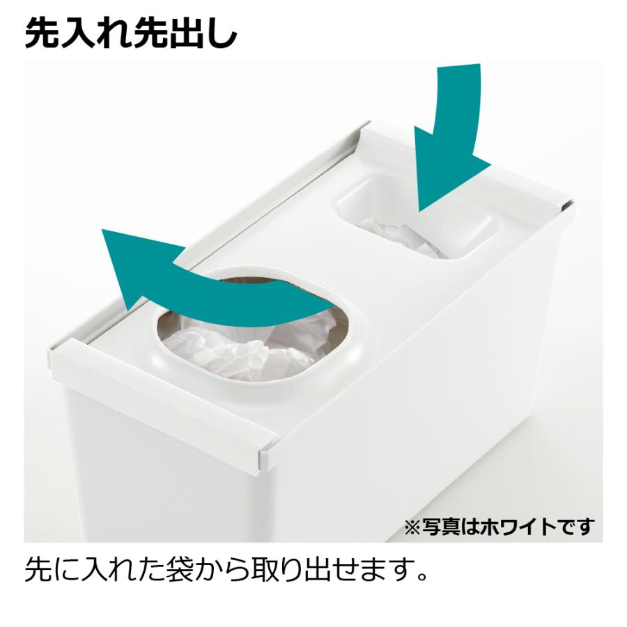 ES トトノ 引き出し用 レジ袋収納ボックスR レジ袋 ボックス 家庭 ハウス 用品 当店限定カラー ビニール レジ ケース プラスチック 日本製 国産 リッチェル 公式 | リッチェル | 03