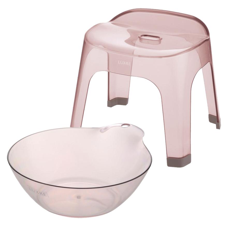 【配送区分K1】リュクレ 湯おけ＆腰かけセット 30H 浴用品 お風呂 バスチェア 風呂イス 湯おけ セット リッチェル 公式 | リッチェル | 03
