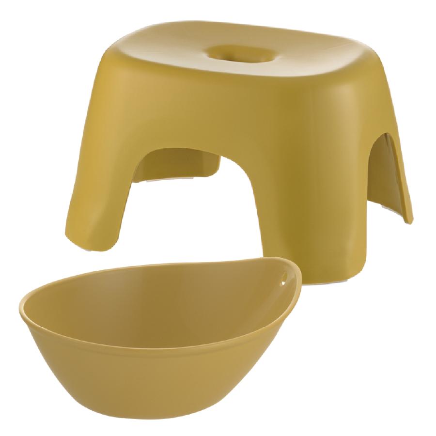 【配送区分K1】ハユール 湯おけ＆腰かけセット TL 浴用品 お風呂 バスチェア 風呂イス 湯おけ セット リッチェル 公式 | リッチェル | 04