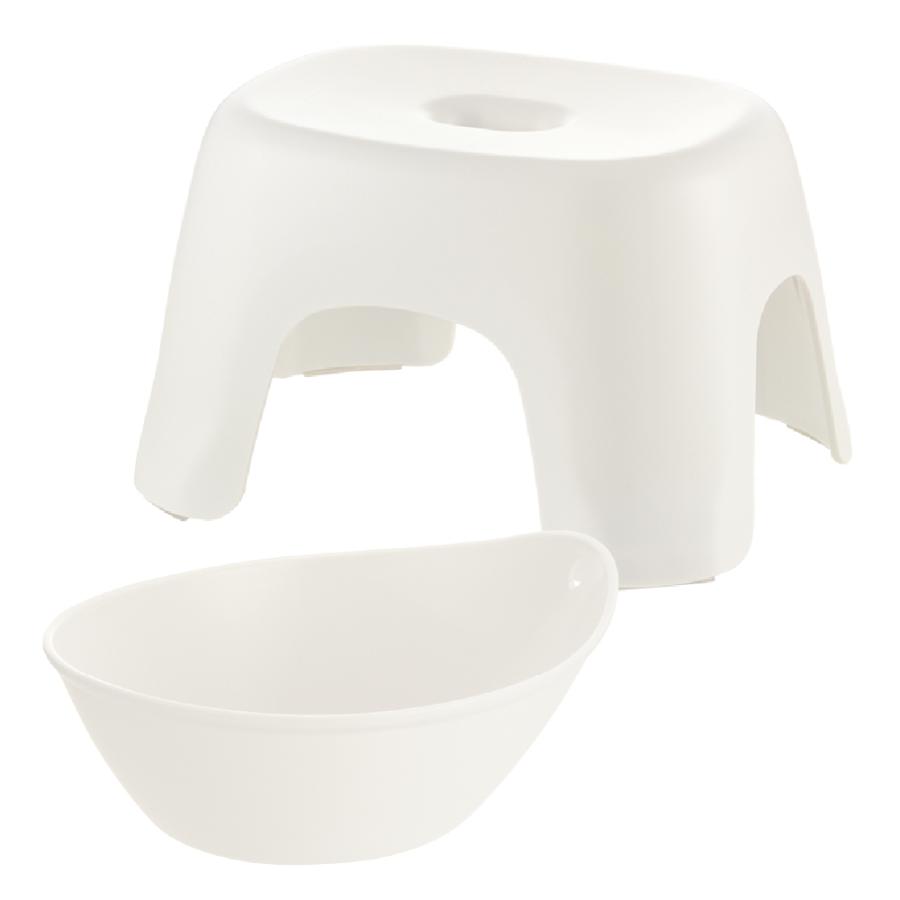 【配送区分K1】ハユール 湯おけ＆腰かけセット TL 浴用品 お風呂 バスチェア 風呂イス 湯おけ セット リッチェル 公式 | リッチェル | 01