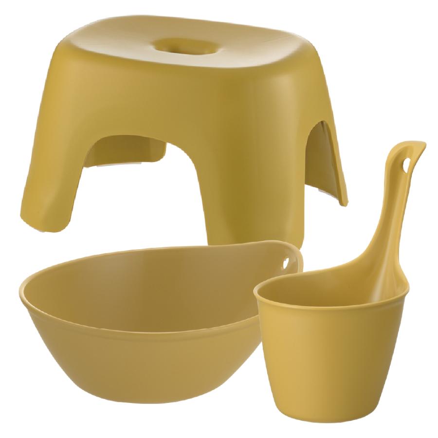 【配送区分K1】ハユール お風呂3点セット TL 浴用品 お風呂 バスチェア 風呂イス 手おけ 風呂桶 湯おけ セット リッチェル 公式 | リッチェル | 04
