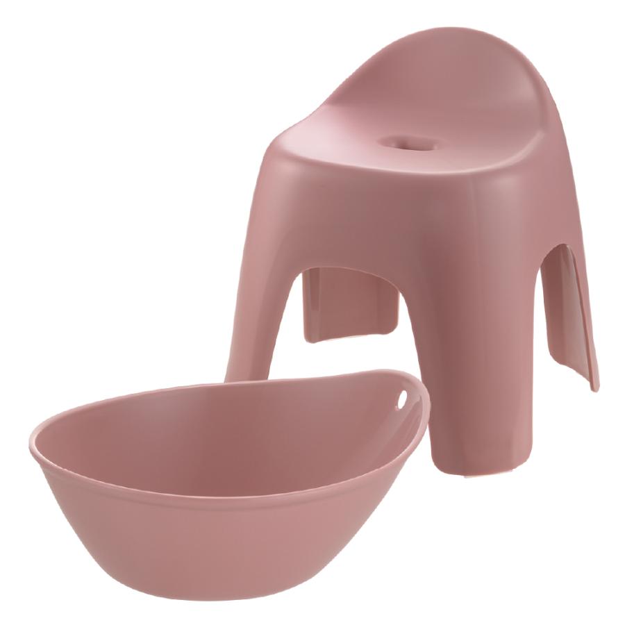 【配送区分K1】ハユール 湯おけ＆腰かけセット TH 浴用品 お風呂 バスチェア 風呂イス 湯おけ セット リッチェル 公式 | リッチェル | 05