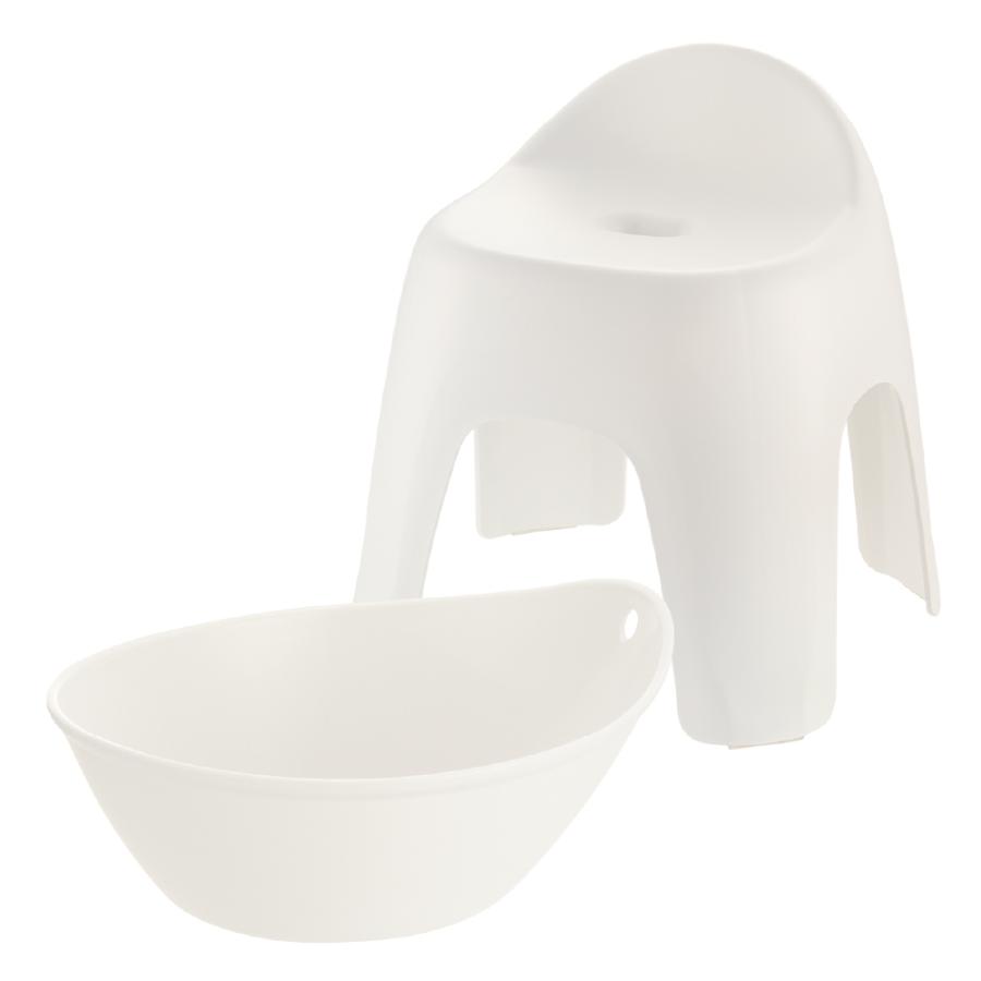【配送区分K1】ハユール 湯おけ＆腰かけセット TH 浴用品 お風呂 バスチェア 風呂イス 湯おけ セット リッチェル 公式 | リッチェル | 01