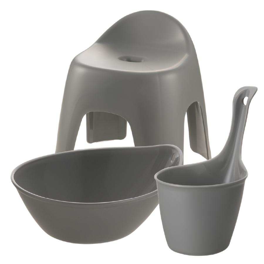 【配送区分K1】ハユール お風呂3点セット TH 浴用品 お風呂 バスチェア 風呂イス 手おけ 風呂桶 湯おけ セット リッチェル 公式 | リッチェル | 03