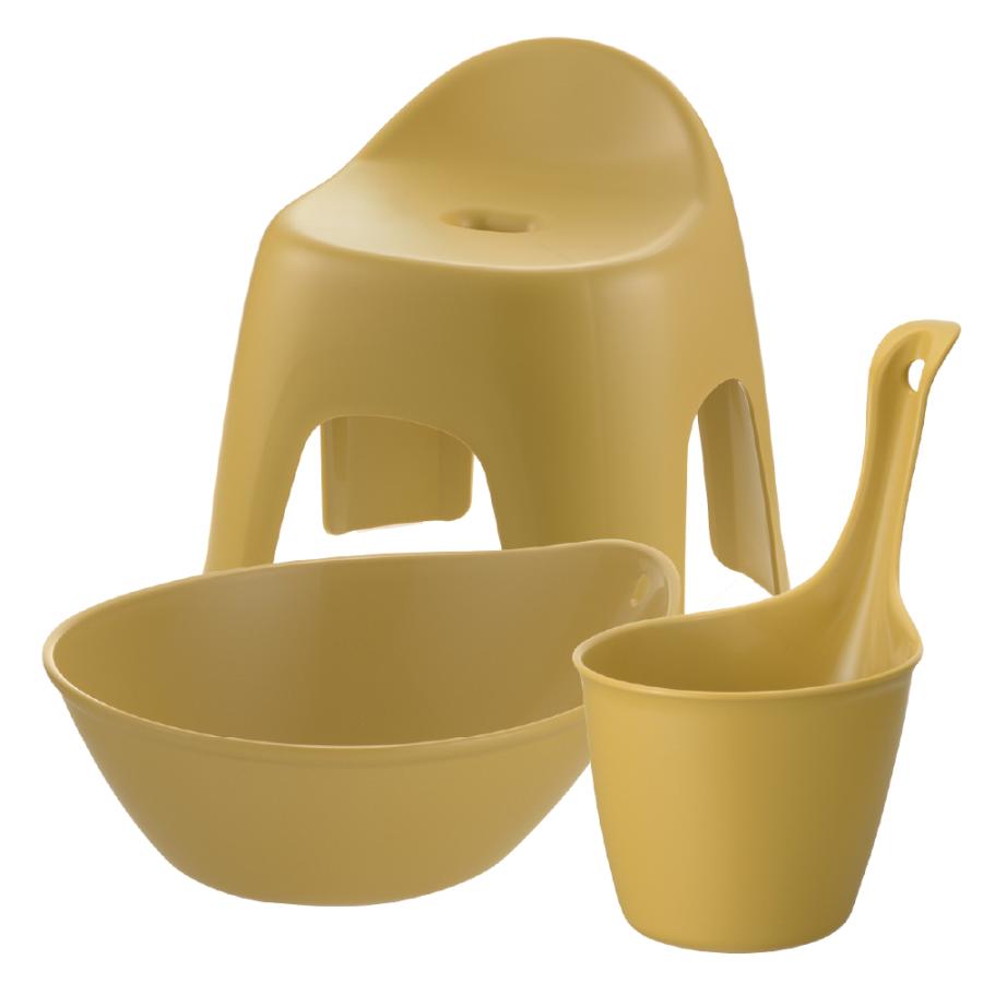 【配送区分K1】ハユール お風呂3点セット TH 浴用品 お風呂 バスチェア 風呂イス 手おけ 風呂桶 湯おけ セット リッチェル 公式 | リッチェル | 04