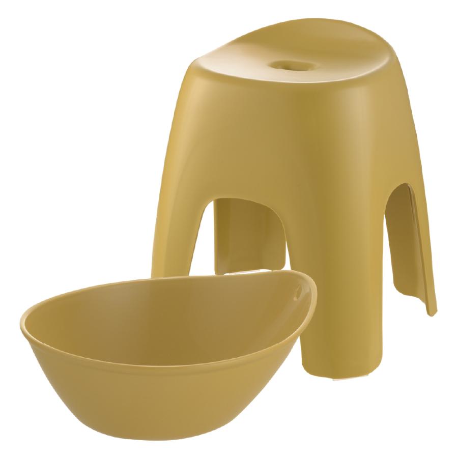 【配送区分K1】ハユール 湯おけ＆腰かけセット TX 浴用品 お風呂 バスチェア 風呂イス 湯おけ セット リッチェル 公式 | リッチェル | 04
