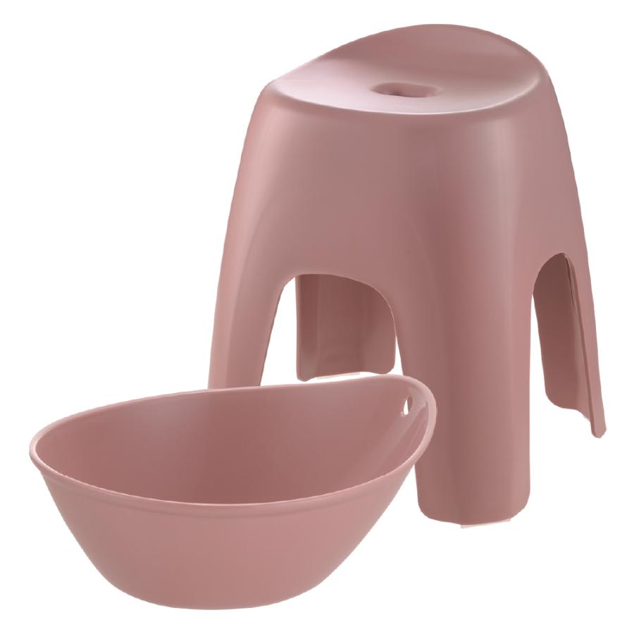 【配送区分K1】ハユール 湯おけ＆腰かけセット TX 浴用品 お風呂 バスチェア 風呂イス 湯おけ セット リッチェル 公式 | リッチェル | 05