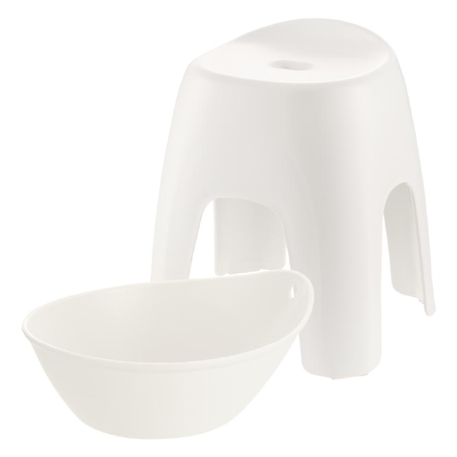 【配送区分K1】ハユール 湯おけ＆腰かけセット TX 浴用品 お風呂 バスチェア 風呂イス 湯おけ セット リッチェル 公式 | リッチェル | 01